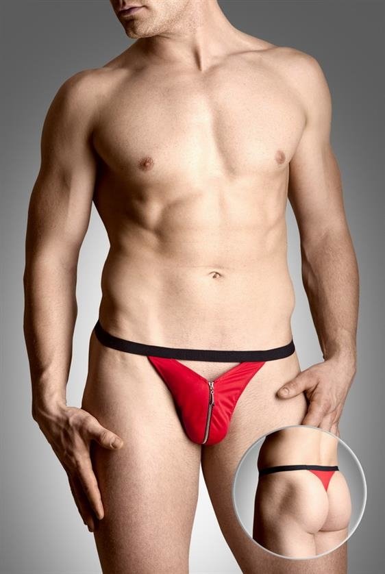 Mens thongs 4497 czerwony