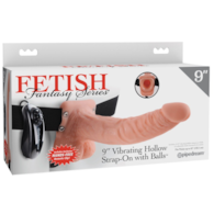 FF Hollow Strap On z wibracjami dł. 24cm