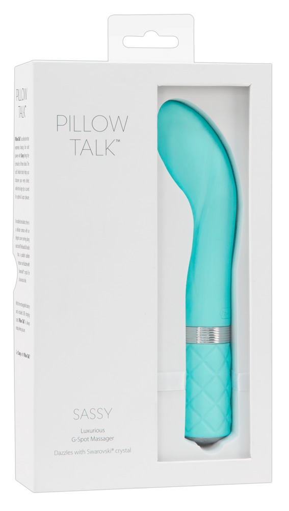 Mini wibrator Pillow Talk Sassy turkusowy