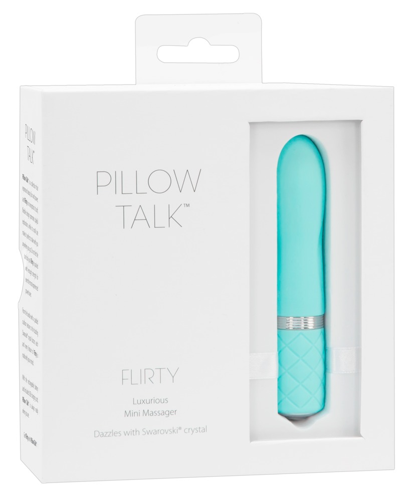 Mini wibrator Pillow Talk Flirty turkusowy