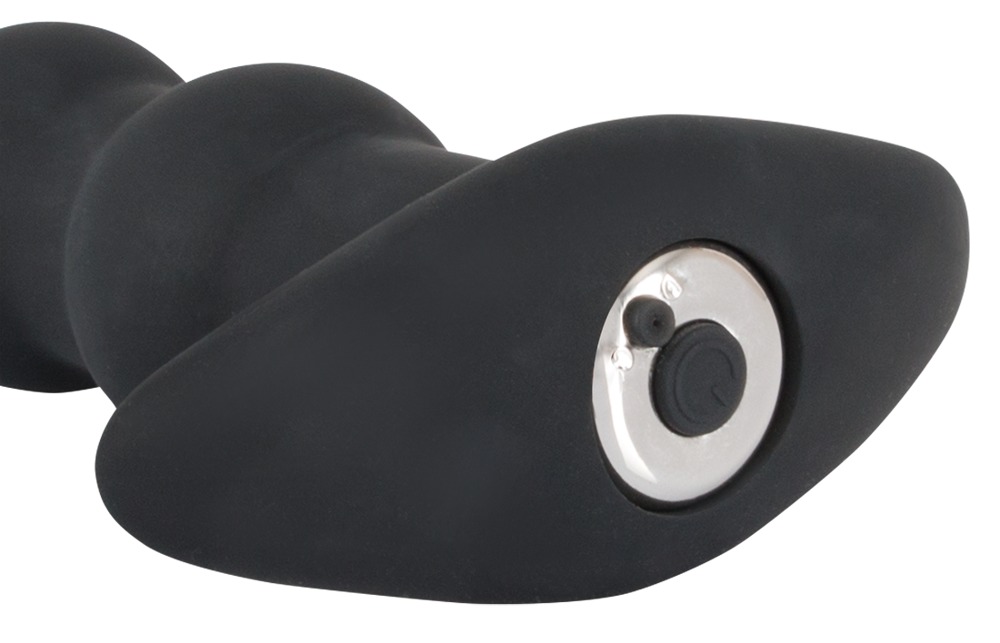 Koraliki analne silikonowe z wibracjami 21 cm Black Velvets — zdjęcie 7