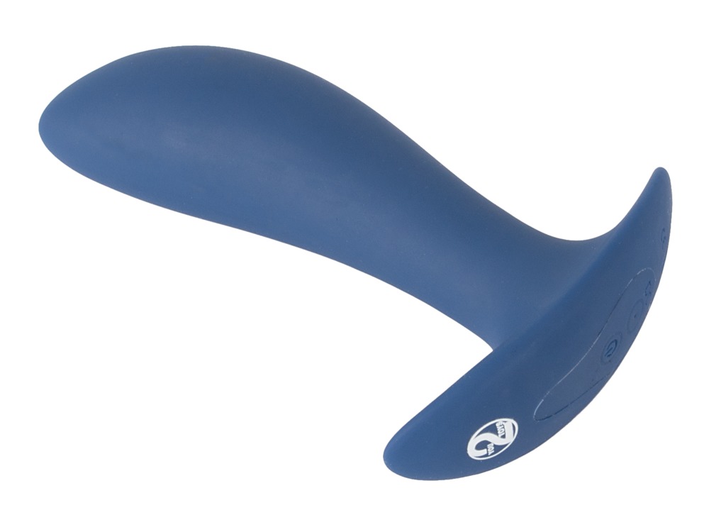 Korek analny silikonowy z wibracjami 12 cm — zdjęcie 4