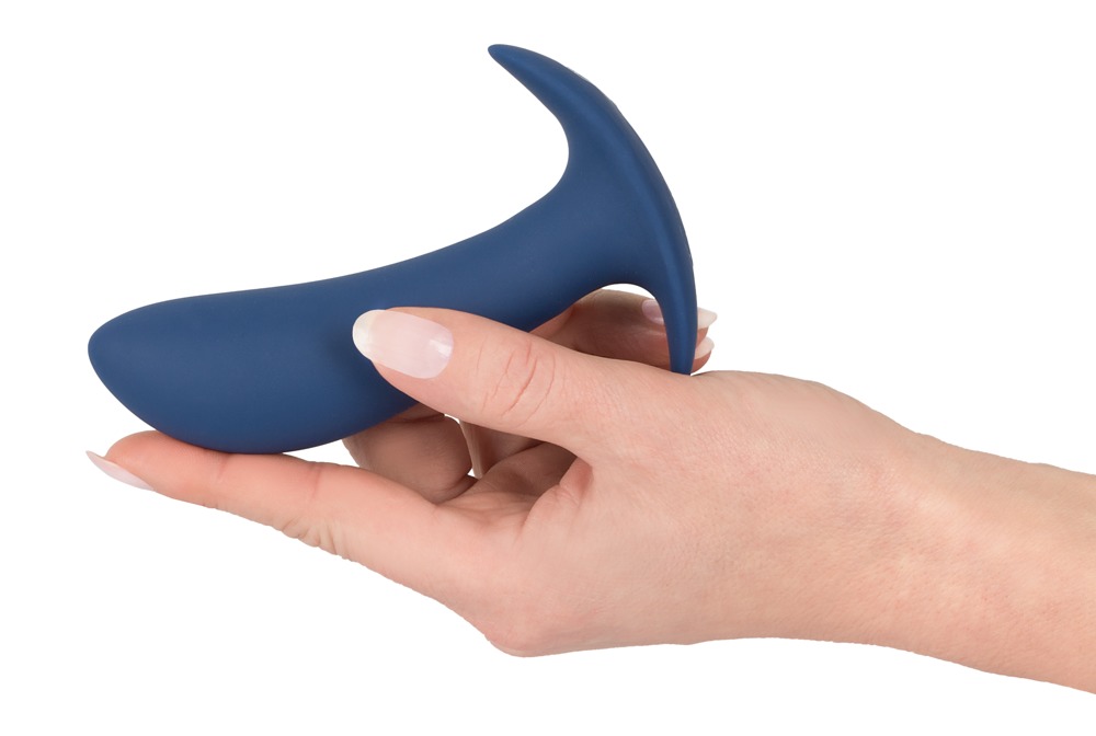 Korek analny silikonowy z wibracjami 12 cm — zdjęcie 5