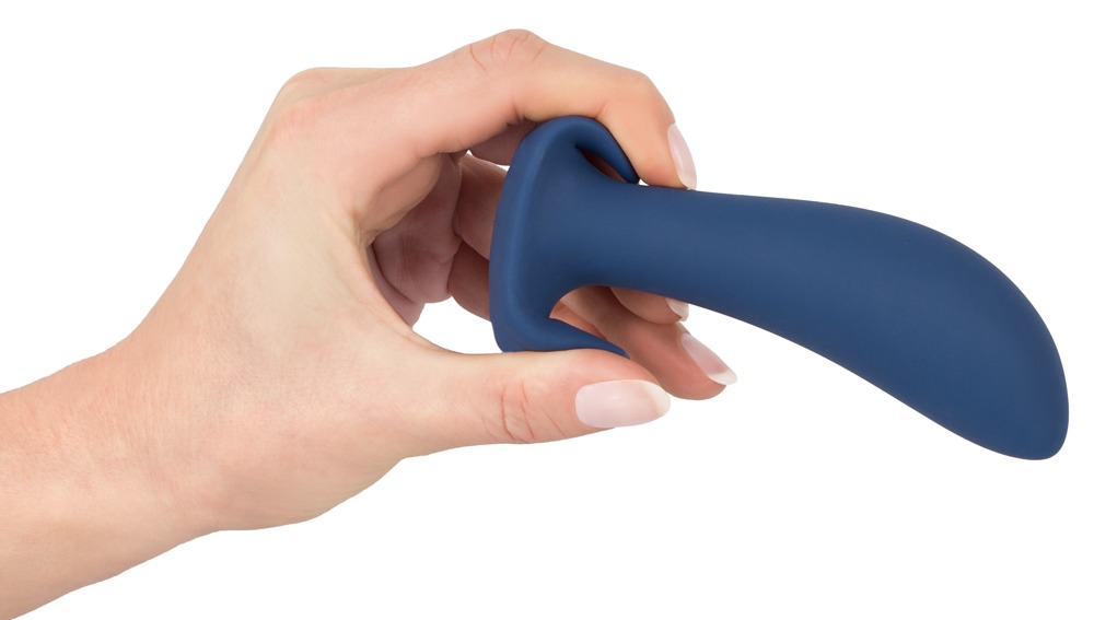 Korek analny silikonowy z wibracjami 12 cm — zdjęcie 6