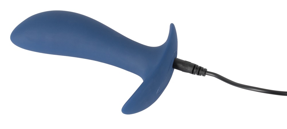Korek analny silikonowy z wibracjami 12 cm — zdjęcie 7