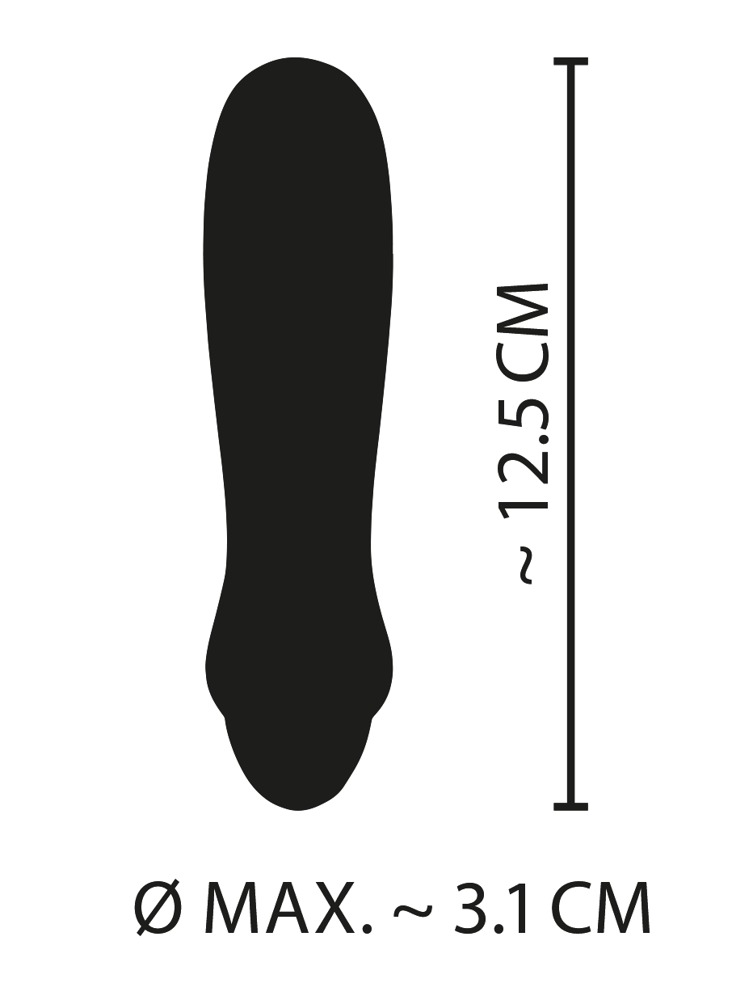 Mini wibrator 12,5 cm Cuties — zdjęcie 6