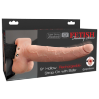 Strap on Fetish Fantasy z wibracjami dł. 25,4cm