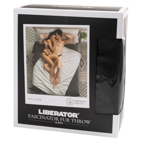 Faux-Fur Fascinator Black