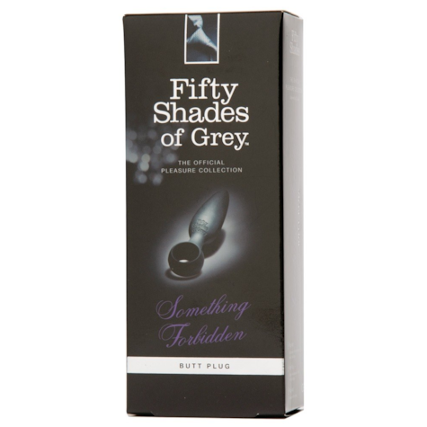 Korek analny silikonowy Something Forbidden 10,8 cm Fifty Shades of Grey
