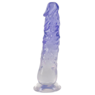 Dildo z przyssawką 22,5 cm Crystal Clear