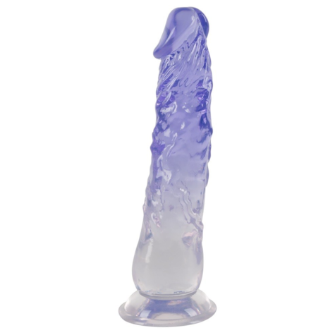 Dildo z przyssawką 22,5 cm Crystal Clear