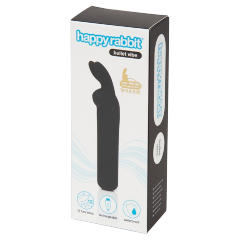Happy Rabbit Bullet Vibe Black