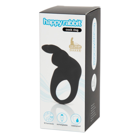 Happy Rabbit Cock Ring Black