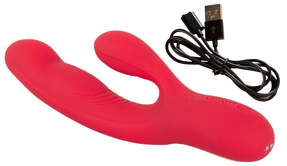 Wibrator z funkcją pulsowania 21cm Sweet Smile — zdjęcie 3