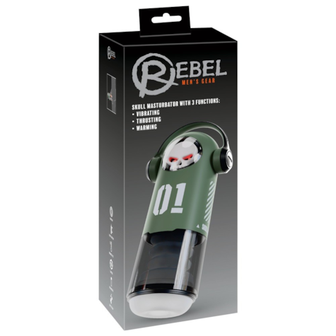 Rebel Skull Masturbator 3F