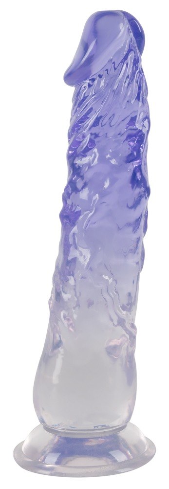 Dildo z przyssawką 22,5 cm Crystal Clear — zdjęcie 2
