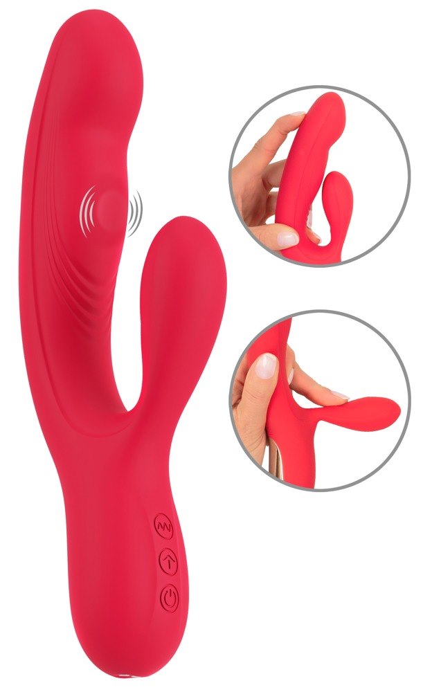 Wibrator z funkcją pulsowania 21cm Sweet Smile — zdjęcie 2