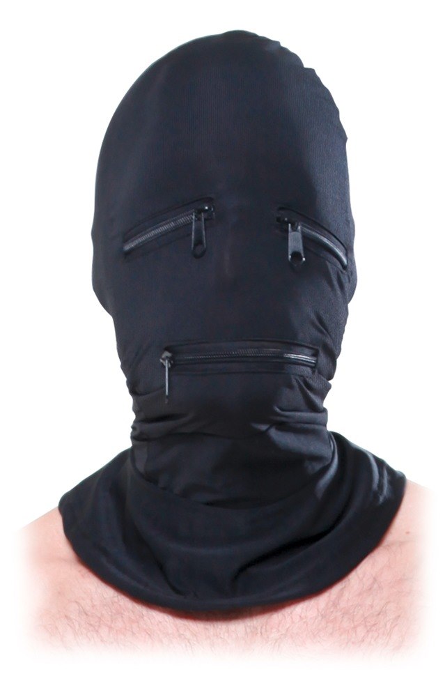 FFS Zipper Face Hood Black — zdjęcie 2