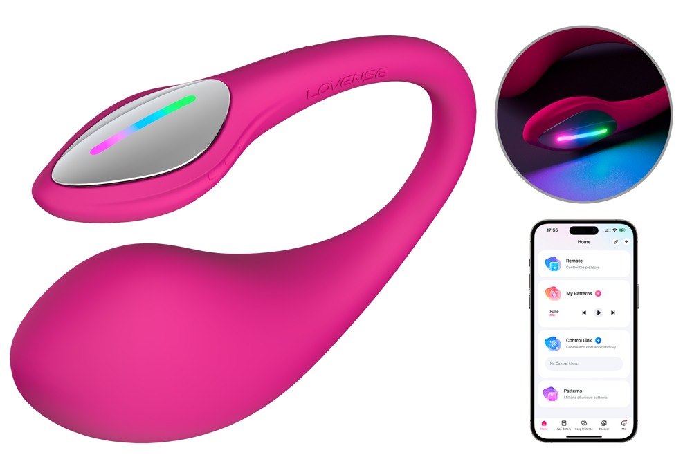 Lovense LUSH 4 wibrujące jajeczko sterowane telefonem aplikacja — zdjęcie 3