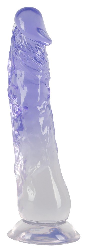 Dildo z przyssawką 22,5 cm Crystal Clear — zdjęcie 3