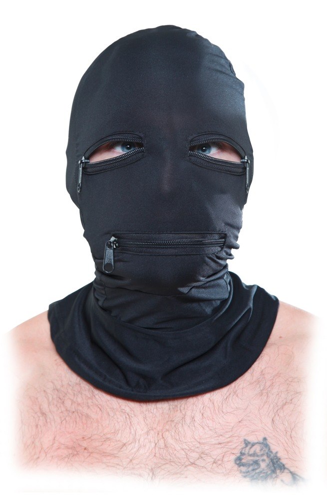 FFS Zipper Face Hood Black — zdjęcie 3