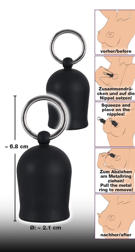 Pompeczki do sutków Black Velvets — zdjęcie 4
