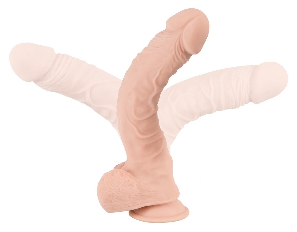 Dildo z przyssawką 29,5 cm Nature Skin — zdjęcie 4
