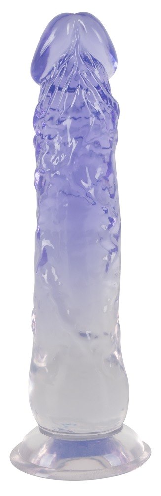 Dildo z przyssawką 22,5 cm Crystal Clear — zdjęcie 4