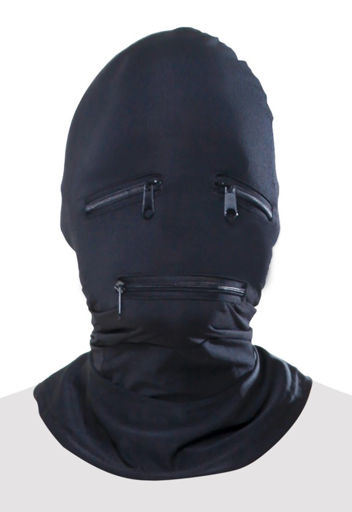 FFS Zipper Face Hood Black — zdjęcie 4