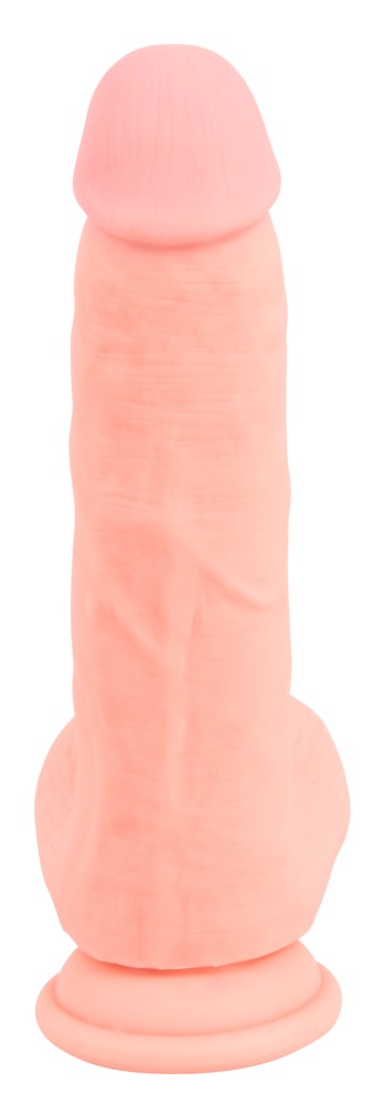 Dildo silikonowe medyczne z przyssawką 20 cm — zdjęcie 5
