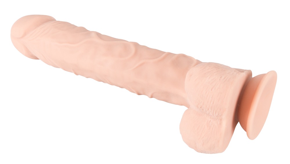 Dildo z przyssawką 29,5 cm Nature Skin — zdjęcie 5