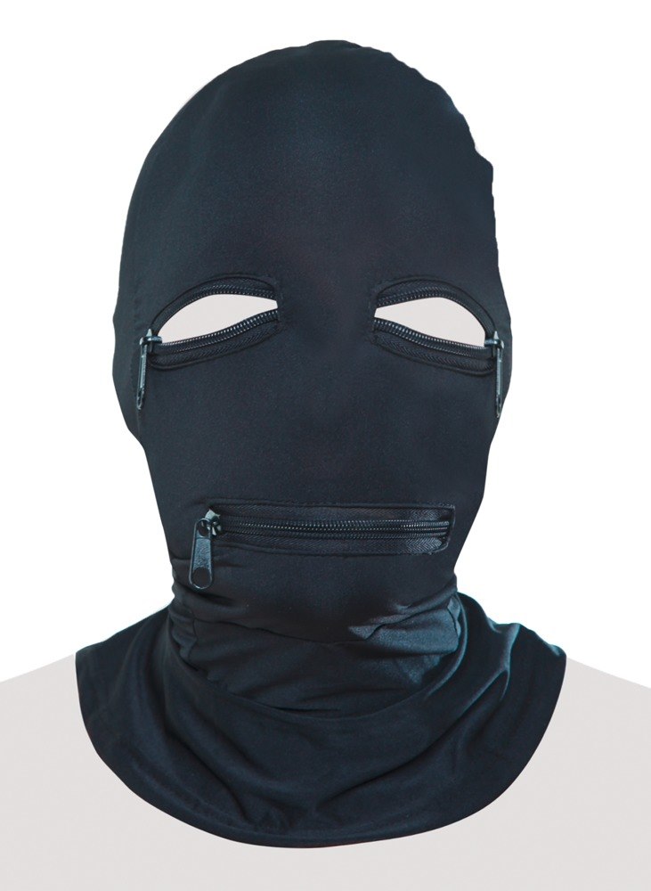 FFS Zipper Face Hood Black — zdjęcie 5