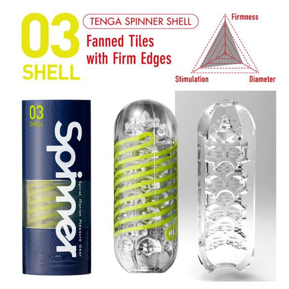 Masturbator Tenga Spinner Shell — zdjęcie 6