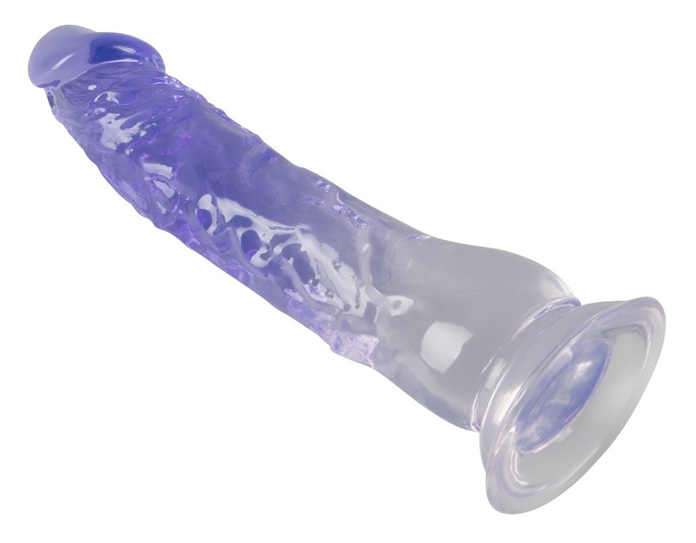 Dildo z przyssawką 22,5 cm Crystal Clear — zdjęcie 6