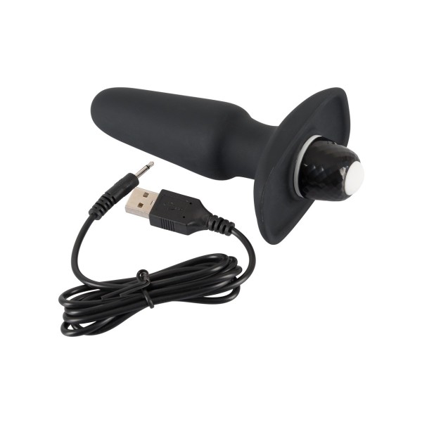 Korek analny silikonowy z wibracjami 10 cm Sweet Smile — zdjęcie 6