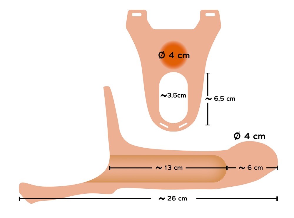 Silikonowy Strap-on +6cm — zdjęcie 7