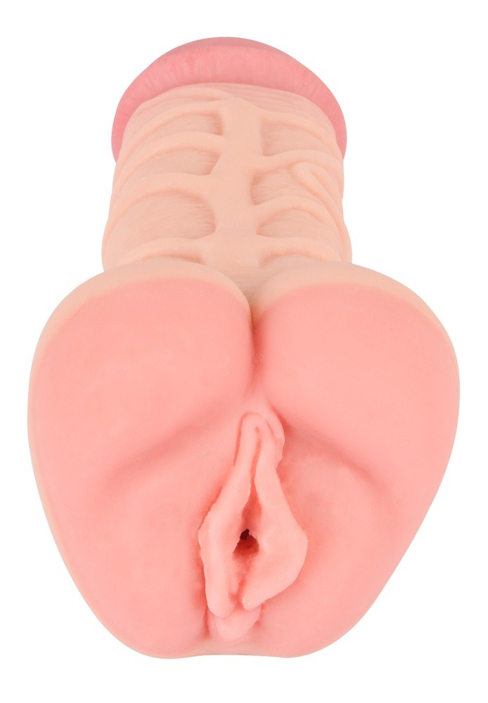Masturbator i przedłużka 2 w 1 Nature Skin — zdjęcie 7