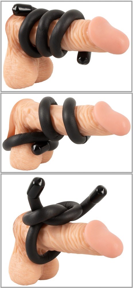BK bendable cock & ball ring — zdjęcie 9