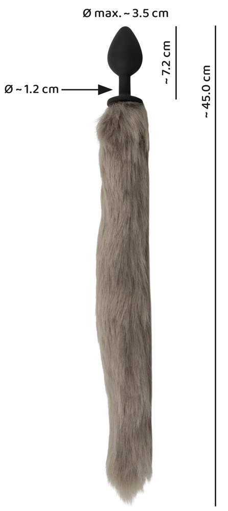 Fluffy Tail Grey — zdjęcie 8