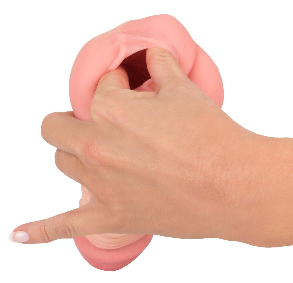 Masturbator i przedłużka 2 w 1 Nature Skin — zdjęcie 8