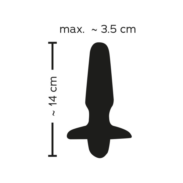 Korek analny silikonowy z wibracjami 10 cm Sweet Smile — zdjęcie 8