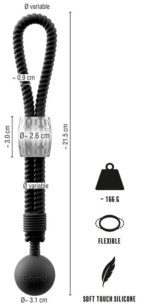 Rebel Heavy Rope Cock w Ball — zdjęcie 9