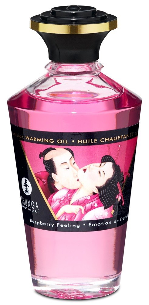 Olejek do masażu Intimate Kisses Malinowy 100ml Shunga — zdjęcie 2