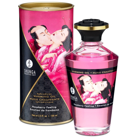 Olejek do masażu Intimate Kisses Malinowy 100ml Shunga