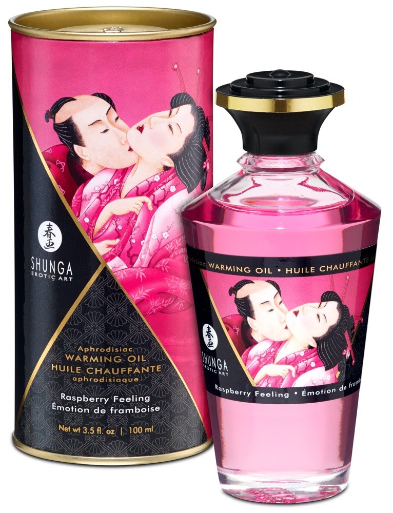 Olejek do masażu Intimate Kisses Malinowy 100ml Shunga