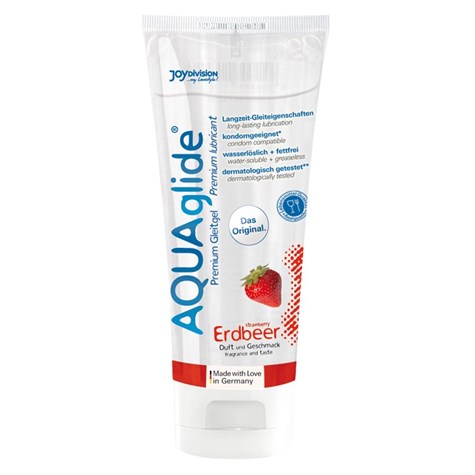 Lubrykant na bazie wody truskawka 100 ml AQUAglide