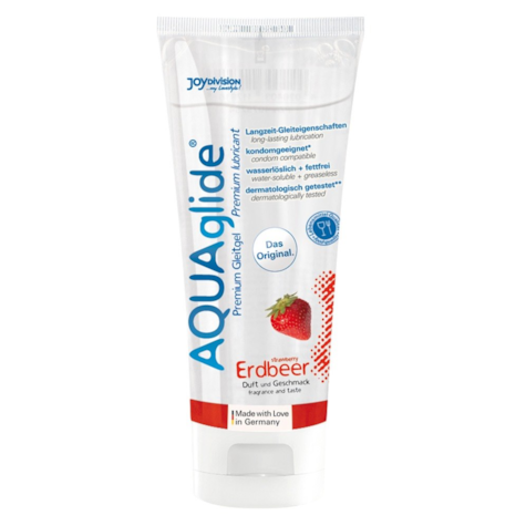 Lubrykant na bazie wody truskawka 100 ml AQUAglide