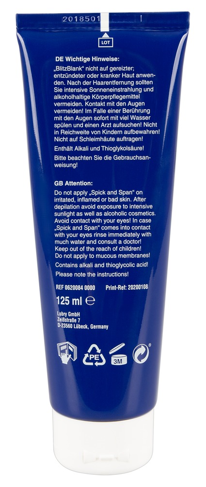 Krem do depilacji - BlitzBlank, 125ml — zdjęcie 3