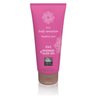 Olejek do masażu 2w1 Malina 200ml Shiatsu