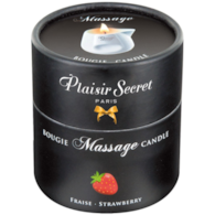 Świeca do masażu Truskawka 80 ml Plaisir Secret